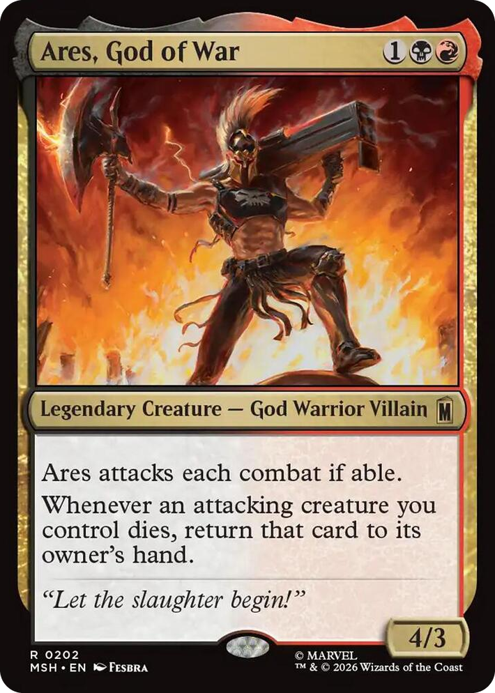 0202 Ares, God of War R Marvel Super Heroes
