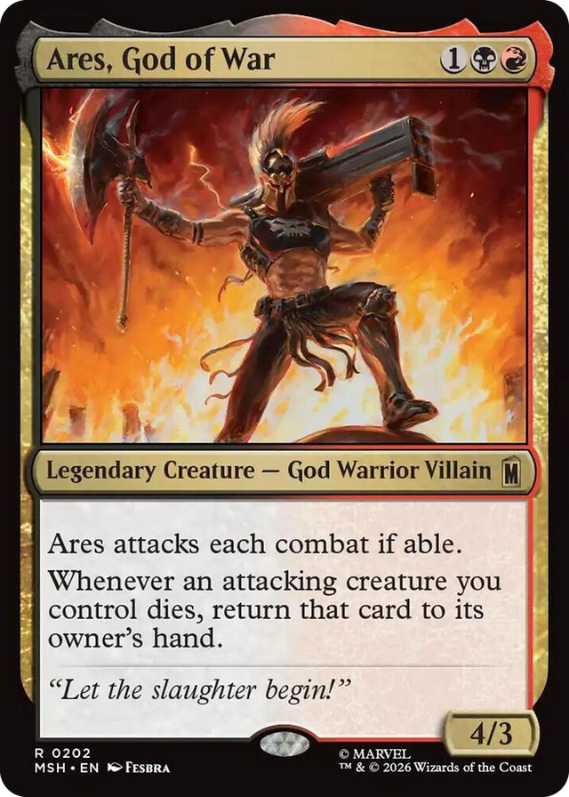 0202 Ares, God of War R Marvel Super Heroes