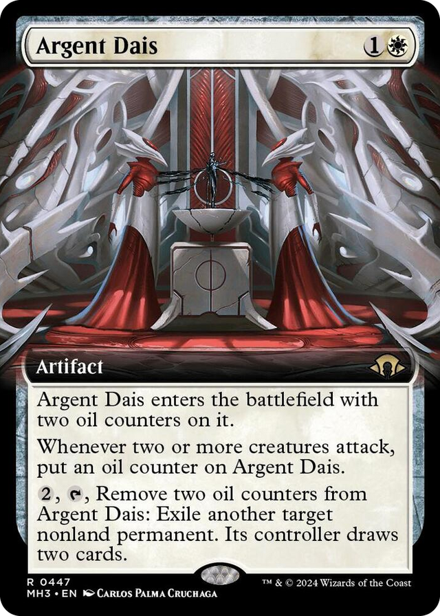 0447 Argent Dais (Extended Art) R Modern Horizons 3