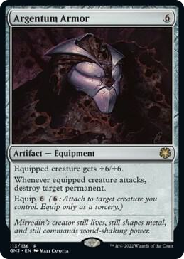 0113 Argentum Armor R Magic Game Night: Free-For-All