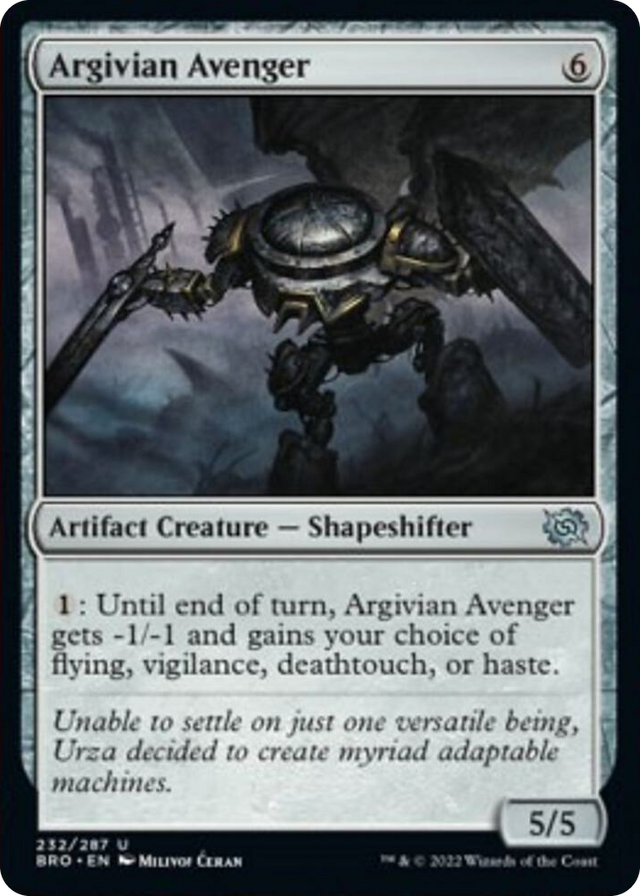 0232 Argivian Avenger U The Brothers' War
