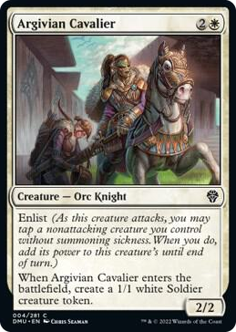0004 Argivian Cavalier C Dominaria United