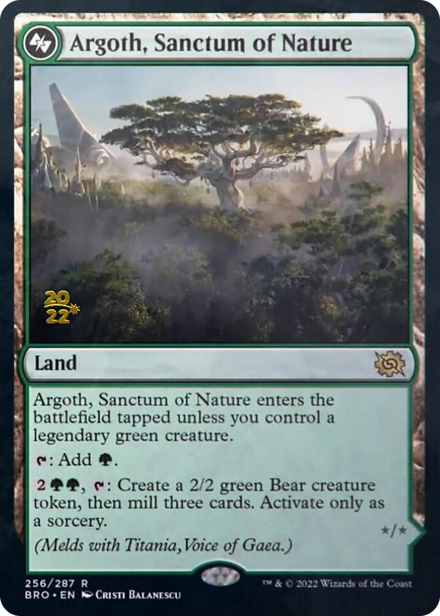 0256 Argoth, Sanctum of Nature R Prerelease Cards