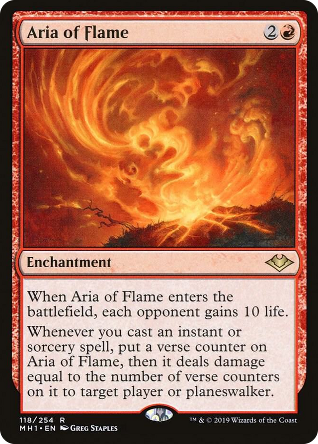 0118 Aria of Flame R Modern Horizons