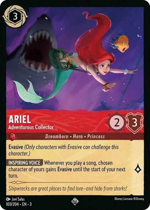 0103 Ariel - Adventurous Collector Super Rare Into the Inklands