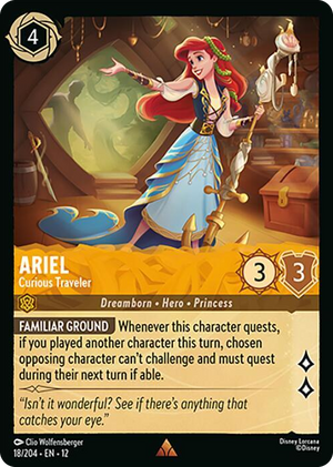 0018 Ariel - Curious Traveler Rare Wilds Unknown
