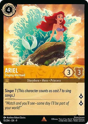 0015 Ariel - Singing Mermaid Rare Fabled