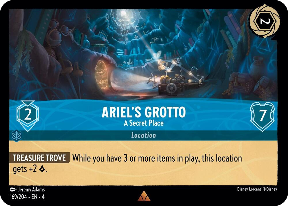 0169 Ariel's Grotto - A Secret Place Rare Ursula's Return