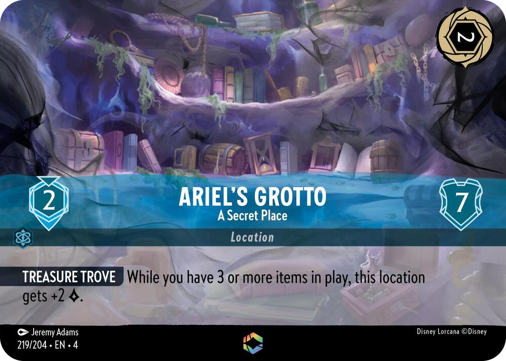 0219 Ariel's Grotto - A Secret Place (Enchanted) Enchanted Ursula's Return