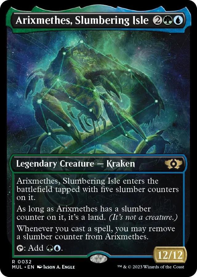 0032 Arixmethes, Slumbering Isle R March of the Machine: Multiverse Legends