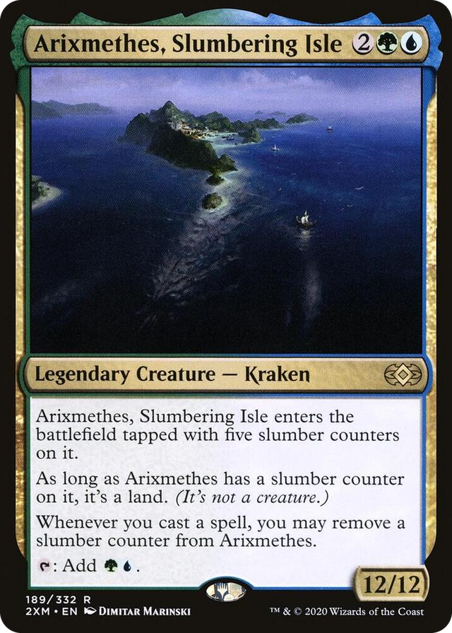 0189 Arixmethes, Slumbering Isle R Double Masters