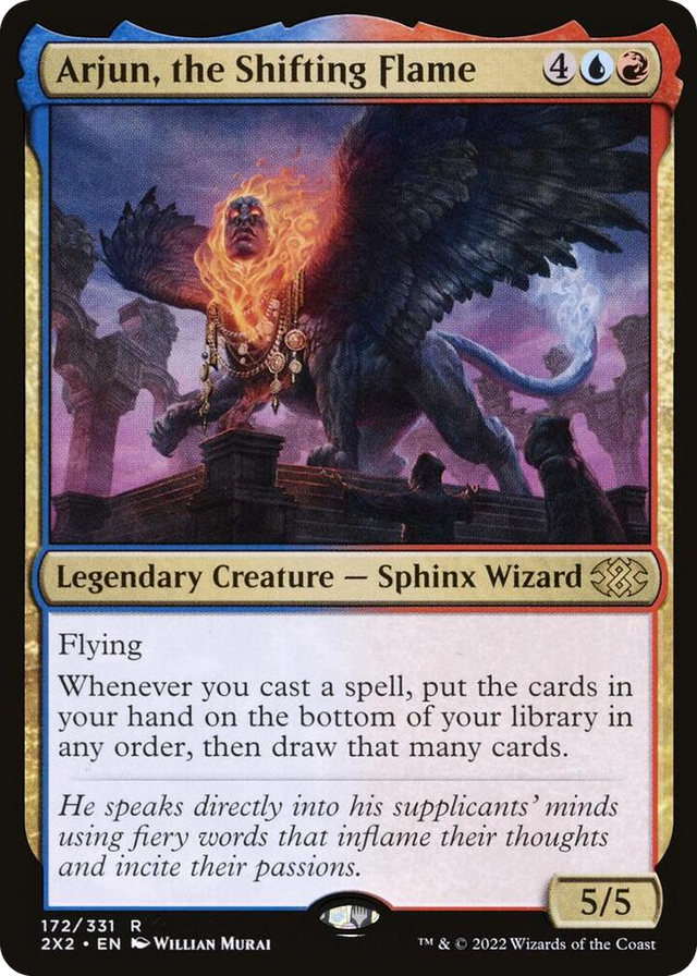 0172 Arjun, the Shifting Flame R Double Masters 2022