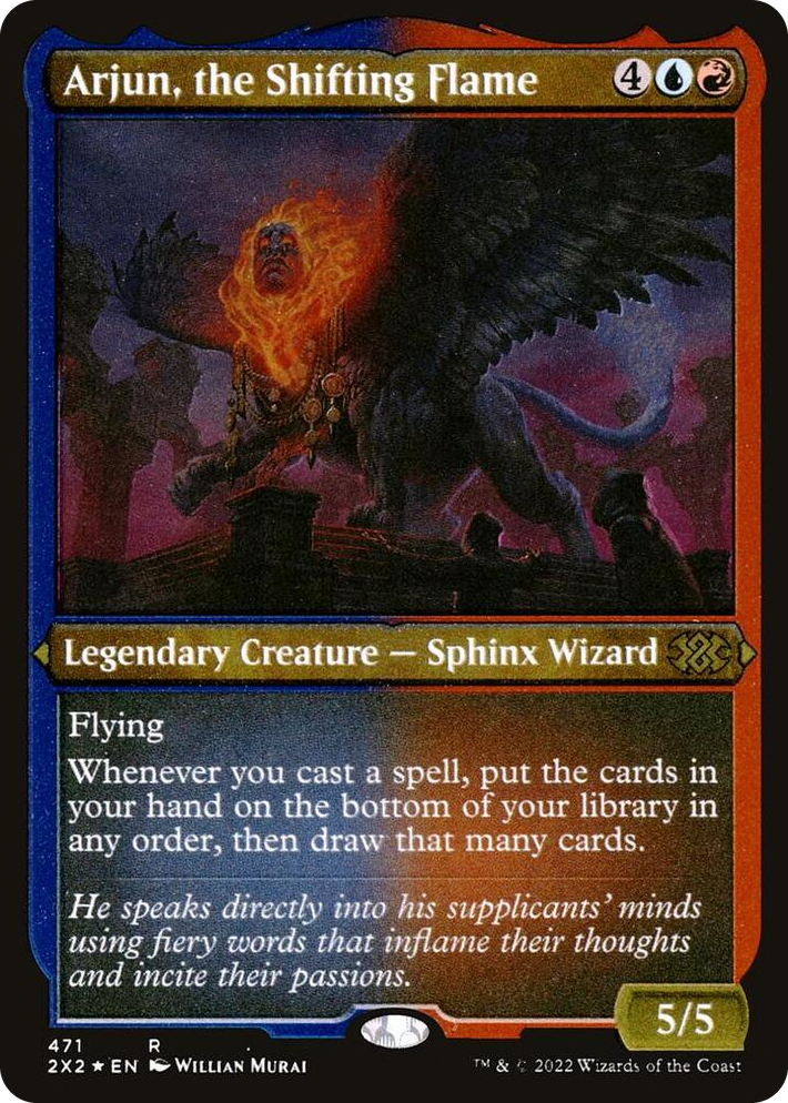 0471 Arjun, the Shifting Flame (Foil Etched) R Double Masters 2022