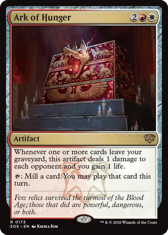 Ark of Hunger #173 R - Secrets of Strixhaven Pokemon card