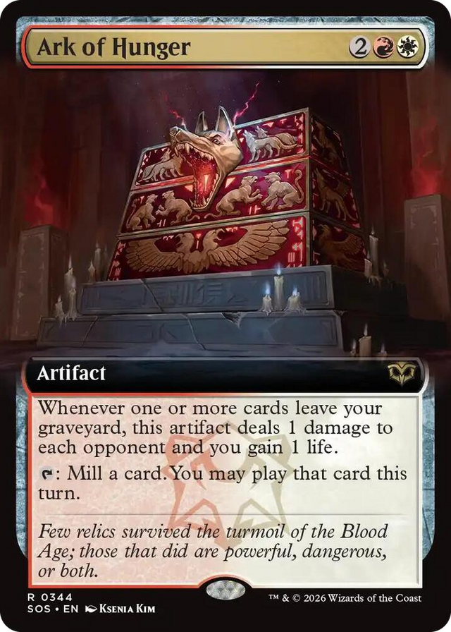 0344 Ark of Hunger (Extended Art) R Secrets of Strixhaven