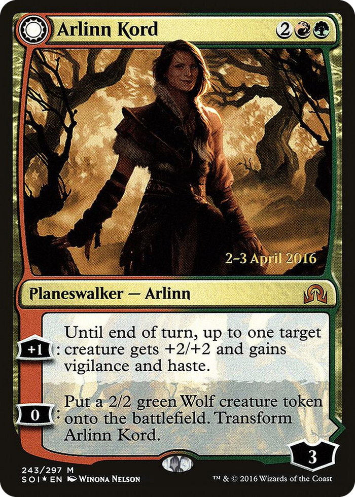 Arlinn Kord #243 M - Prerelease Cards Pokemon card