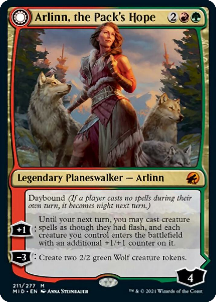 0211 Arlinn, the Pack's Hope M Innistrad: Midnight Hunt