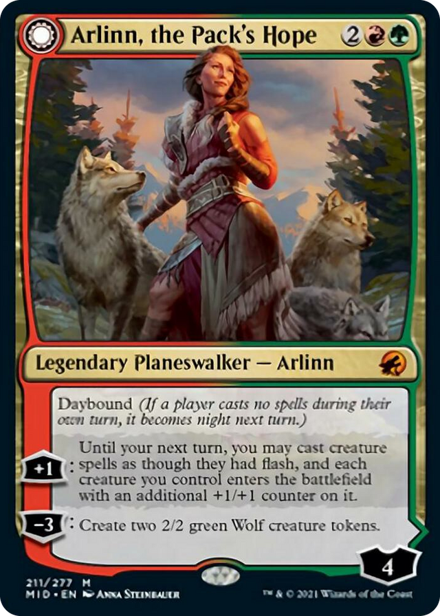0211 Arlinn, the Pack's Hope M Innistrad: Midnight Hunt
