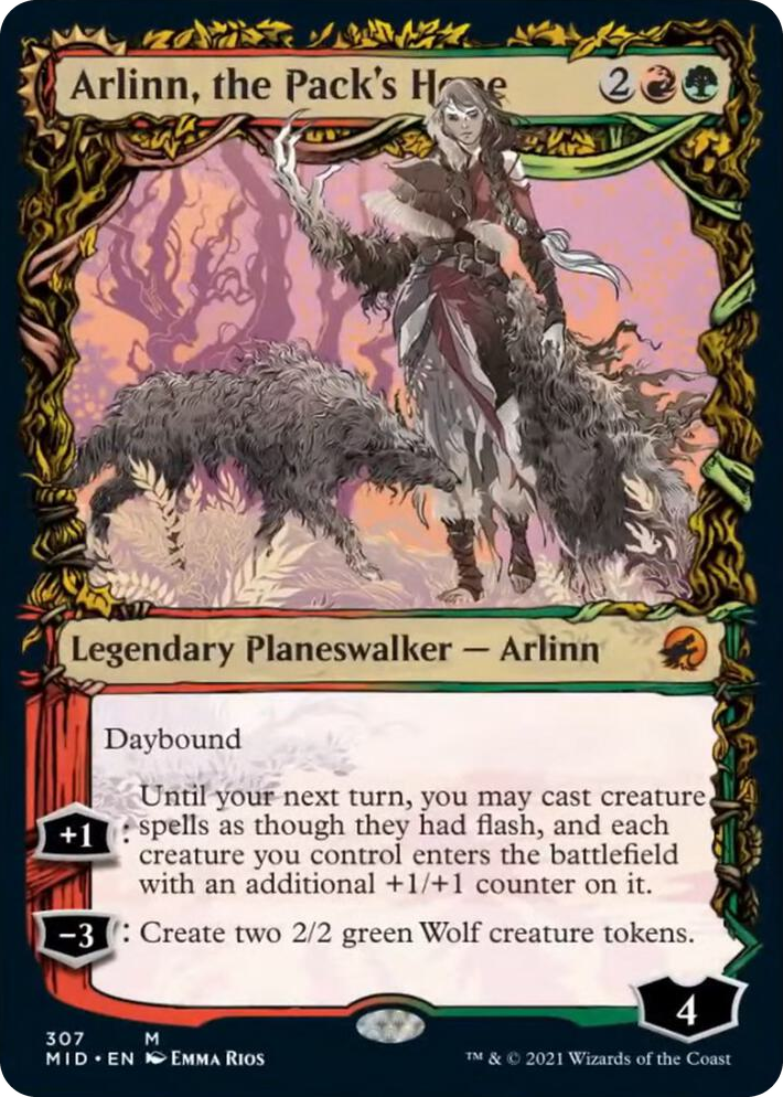 0307 Arlinn, the Pack's Hope (Showcase) M Innistrad: Midnight Hunt