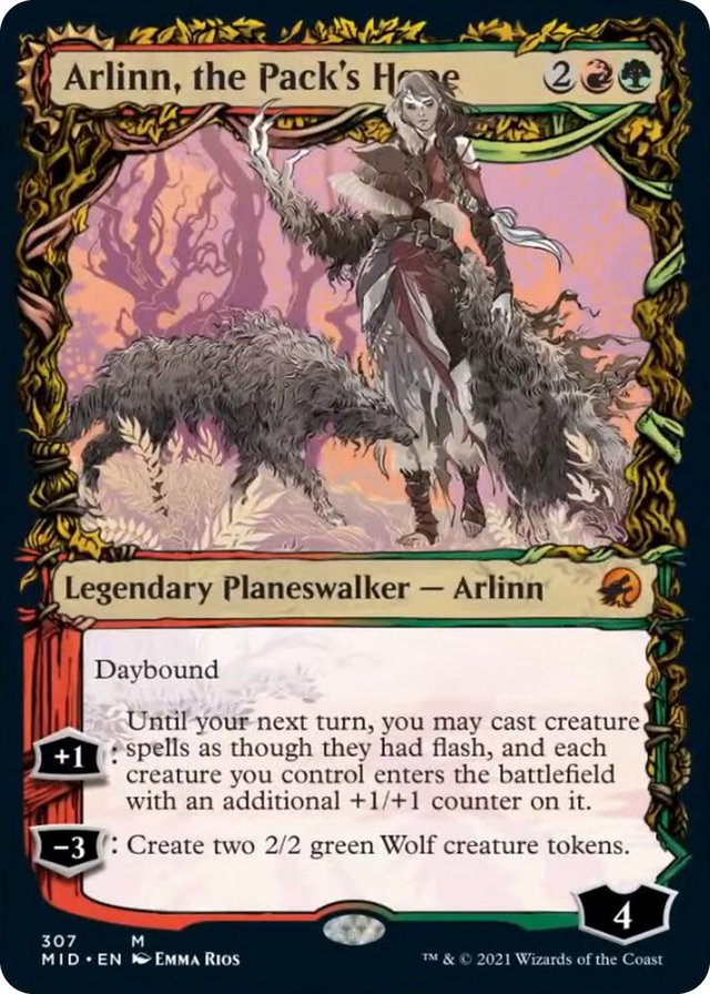0307 Arlinn, the Pack's Hope (Showcase) M Innistrad: Midnight Hunt