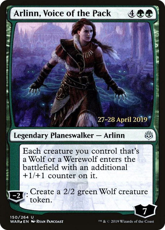0150 Arlinn, Voice of the Pack U Prerelease Cards