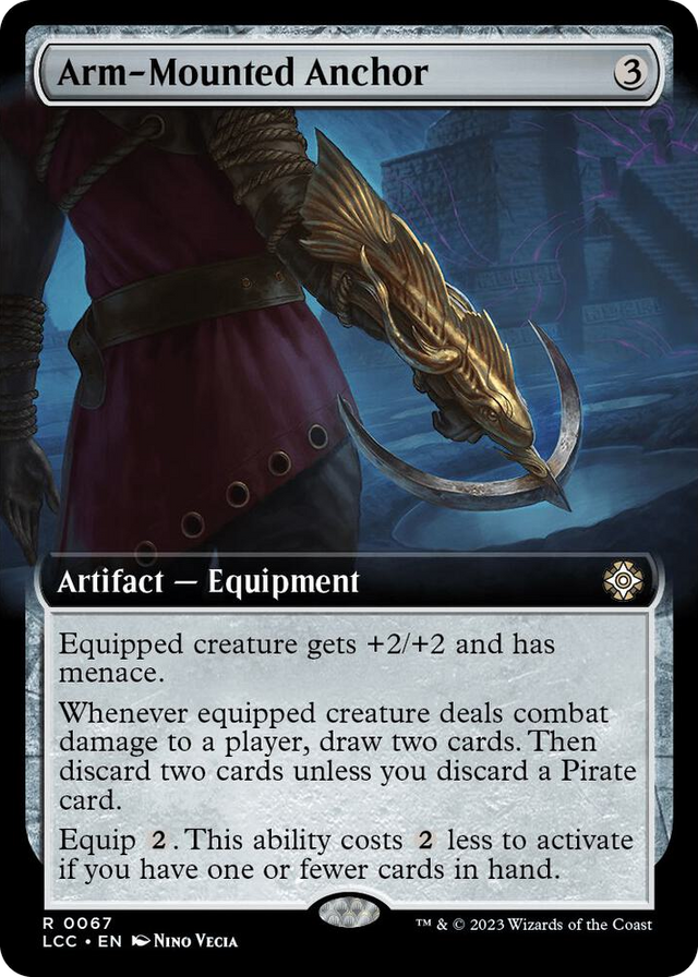 0067 Arm-Mounted Anchor (Extended Art) R Commander: The Lost Caverns of Ixalan