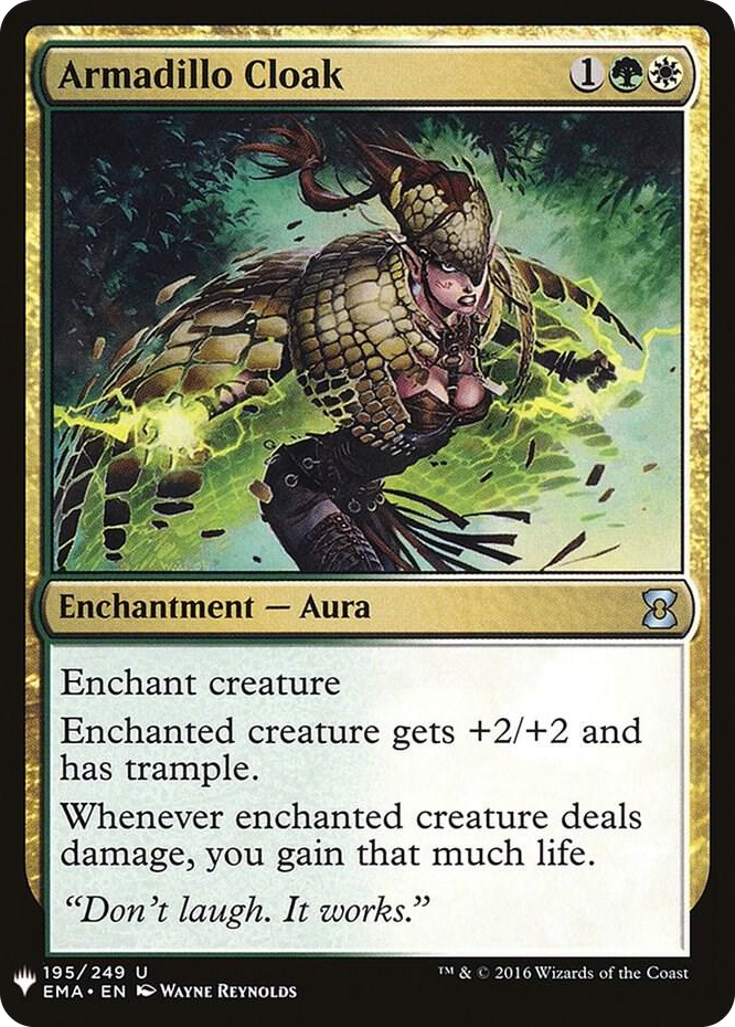 Armadillo Cloak #195 U - The List Reprints Pokemon card