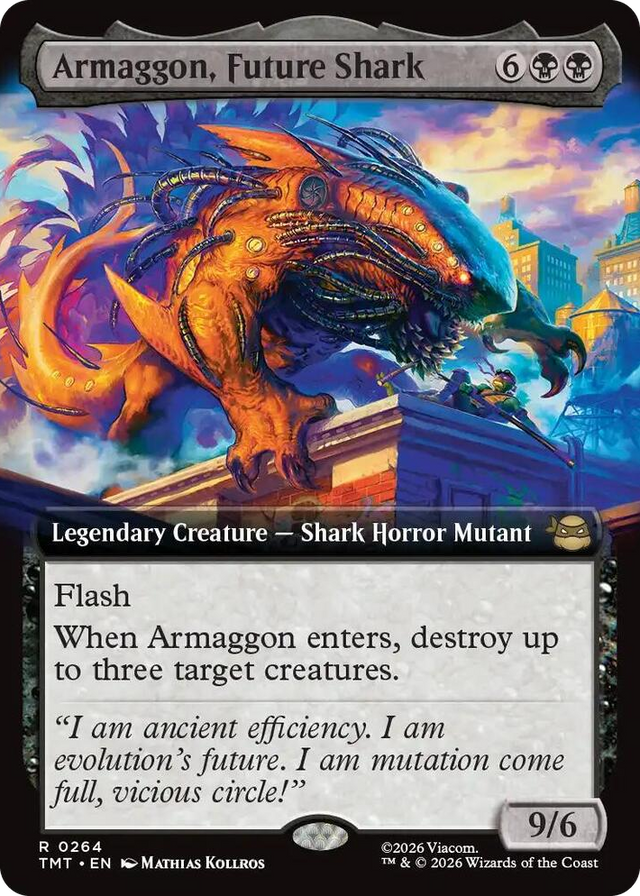0264 Armaggon, Future Shark (Extended Art) R Teenage Mutant Ninja Turtles