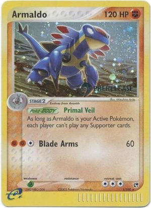0001 Armaldo - 1/100 (Prerelease) Promo Miscellaneous Cards & Products