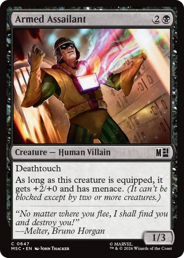 0647 Armed Assailant C Commander: Marvel Super Heroes