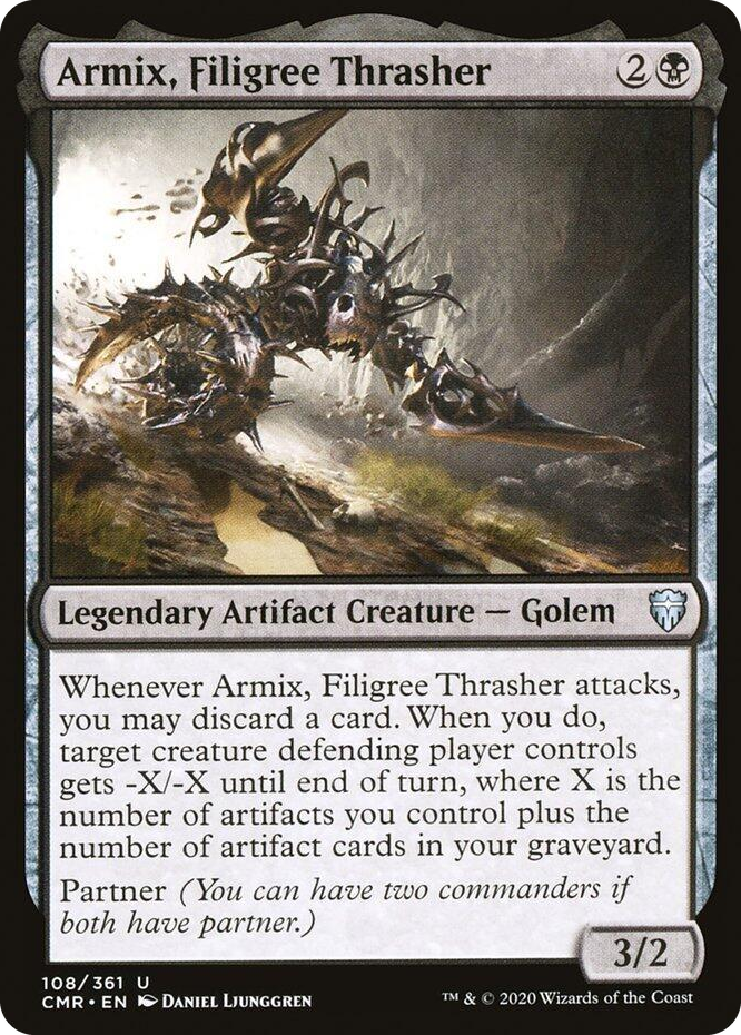 0108 Armix, Filigree Thrasher U Commander Legends