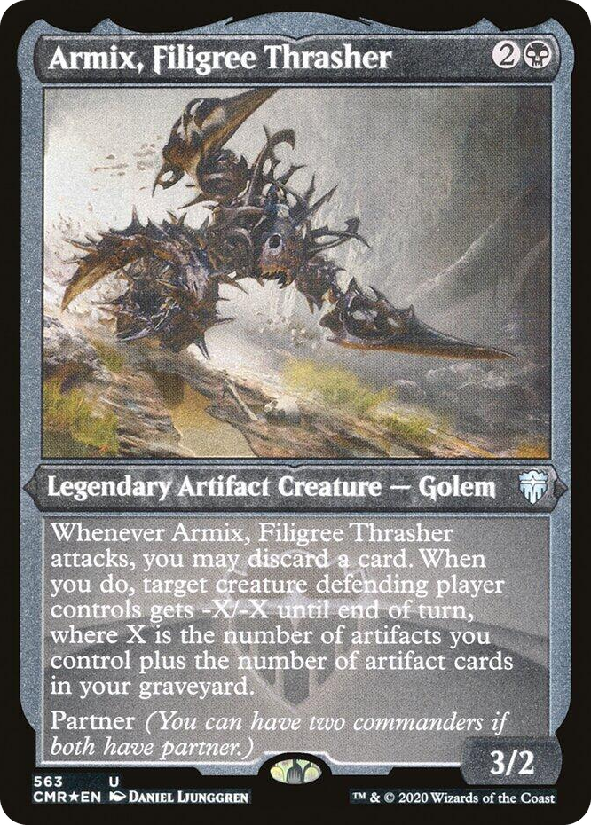 0563 Armix, Filigree Thrasher (Foil Etched) U Commander Legends