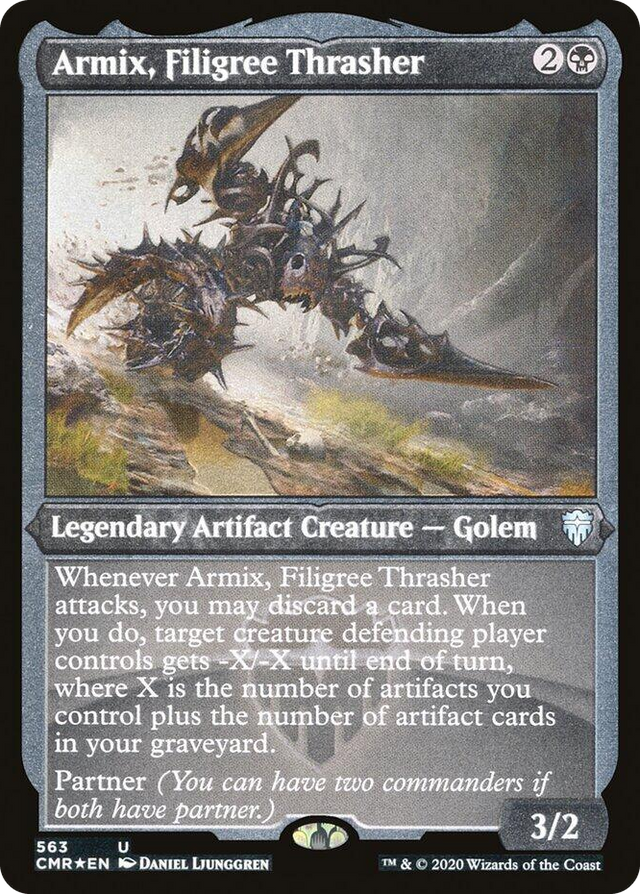 0563 Armix, Filigree Thrasher (Foil Etched) U Commander Legends
