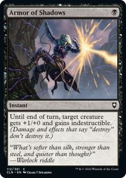 0112 Armor of Shadows C Commander Legends: Battle for Baldur's Gate