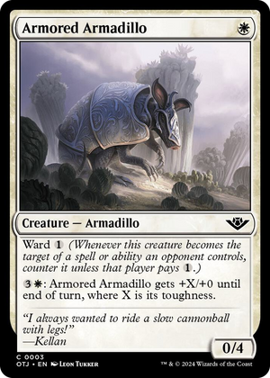 0003 Armored Armadillo C Outlaws of Thunder Junction