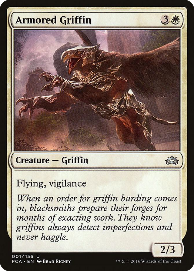 0001 Armored Griffin U Planechase Anthology