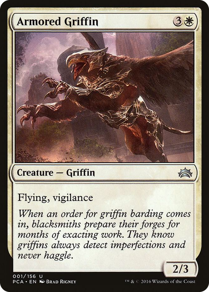 Armored Griffin #1 U - Planechase Anthology Pokemon card