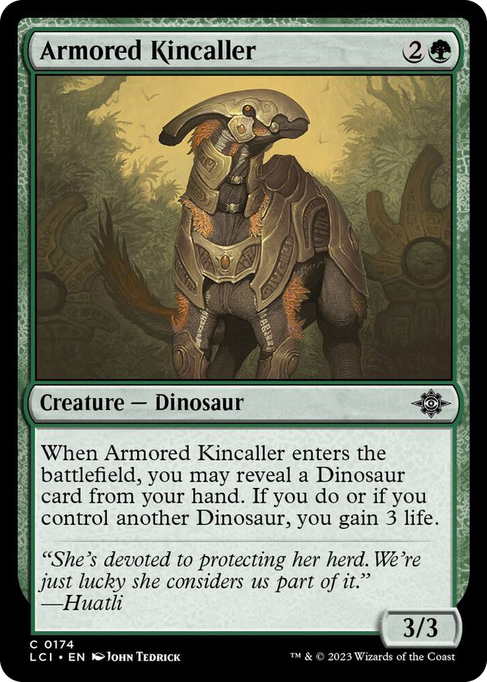 Armored Kincaller #174 C - The Lost Caverns of Ixalan Pokemon card