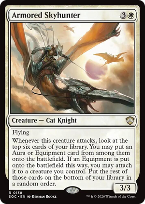 0138 Armored Skyhunter R Commander: Secrets of Strixhaven