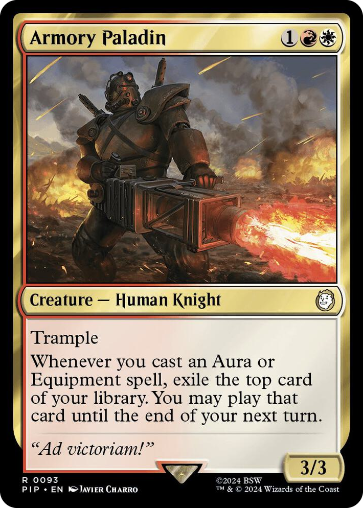 0093 Armory Paladin R Universes Beyond: Fallout