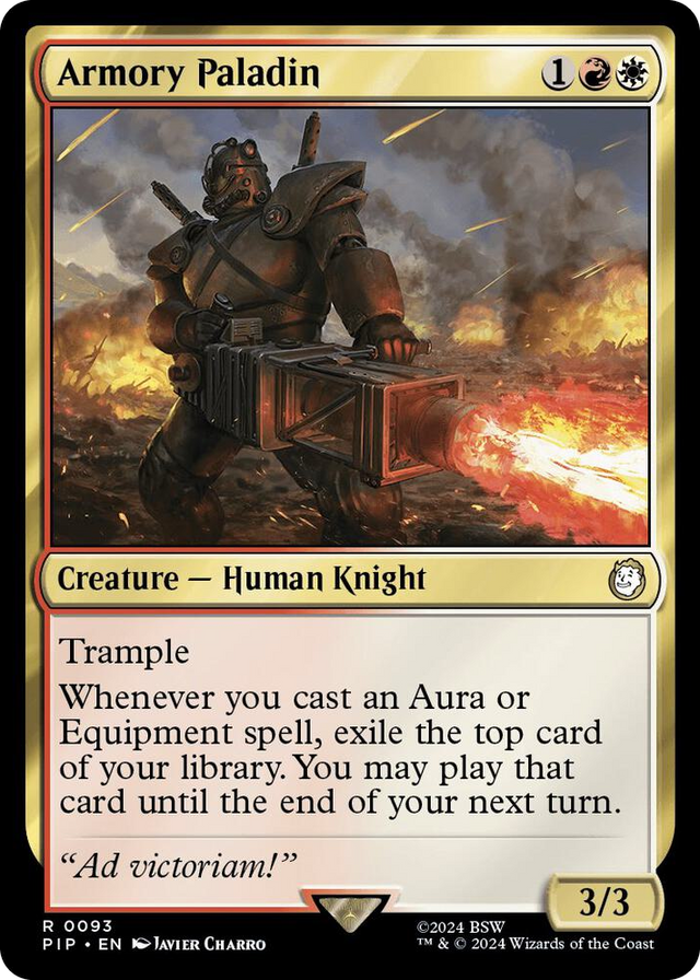 0093 Armory Paladin R Universes Beyond: Fallout