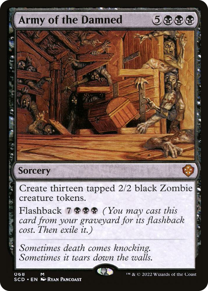 0068 Army of the Damned M Starter Commander Decks