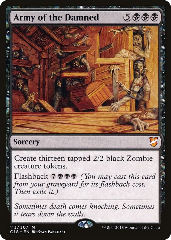 0113 Army of the Damned M Commander 2018