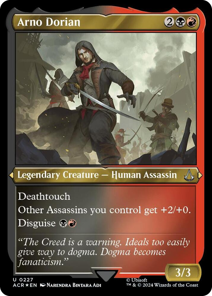 0227 Arno Dorian (Foil Etched) U Universes Beyond: Assassin's Creed