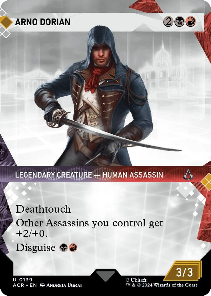 0139 Arno Dorian (Showcase) U Universes Beyond: Assassin's Creed