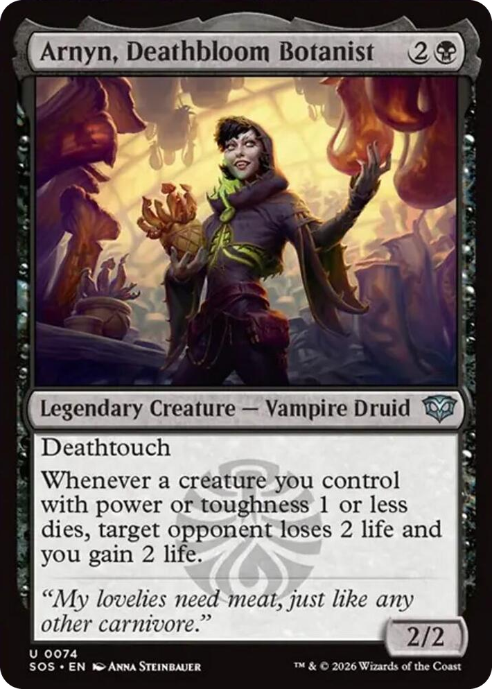 0074 Arnyn, Deathbloom Botanist U Secrets of Strixhaven