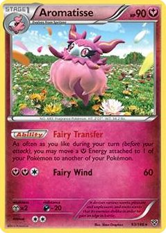 0093 Aromatisse - 93/146 (XY Base Set) Rare Deck Exclusives