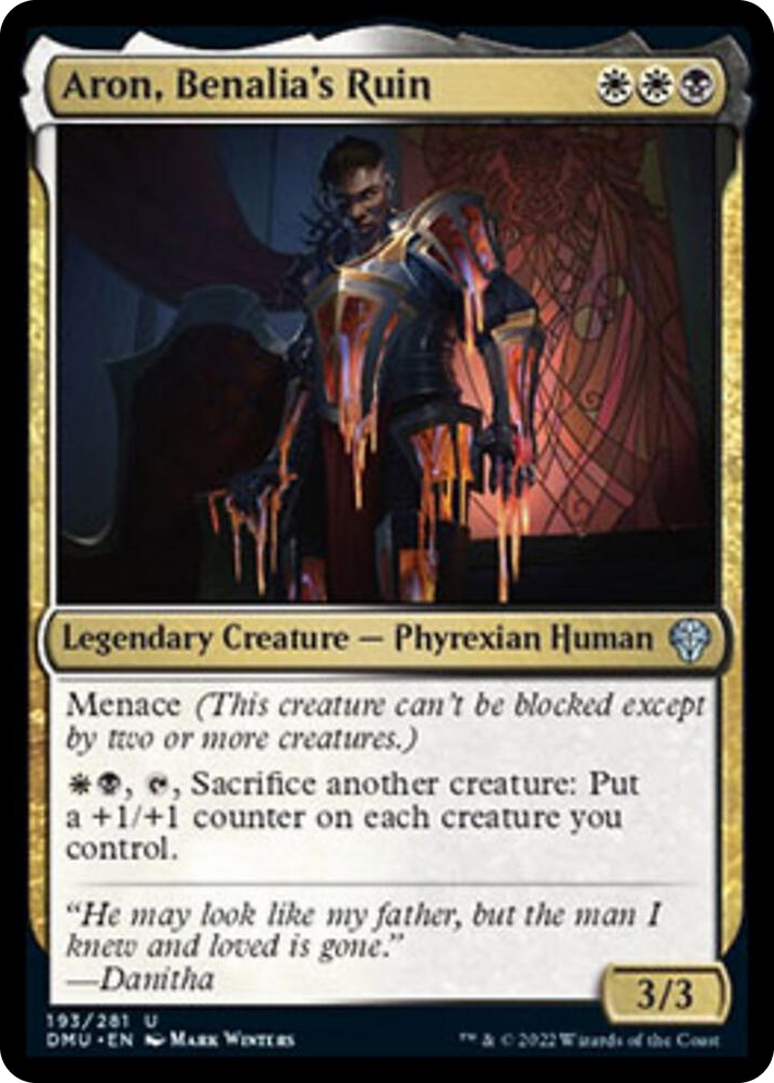 0193 Aron, Benalia's Ruin U Dominaria United