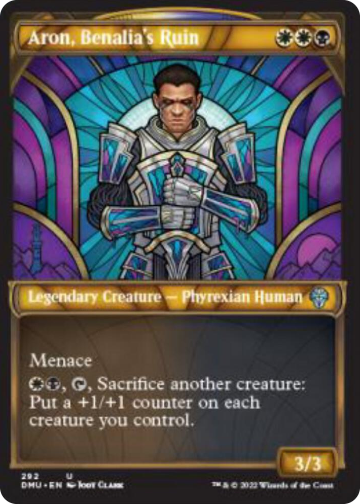 0292 Aron, Benalia's Ruin (Showcase) U Dominaria United