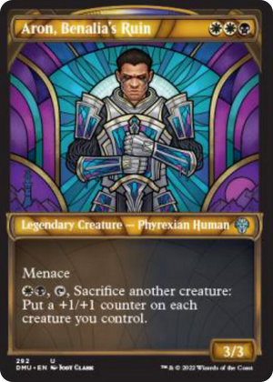 0292 Aron, Benalia's Ruin (Showcase) U Dominaria United